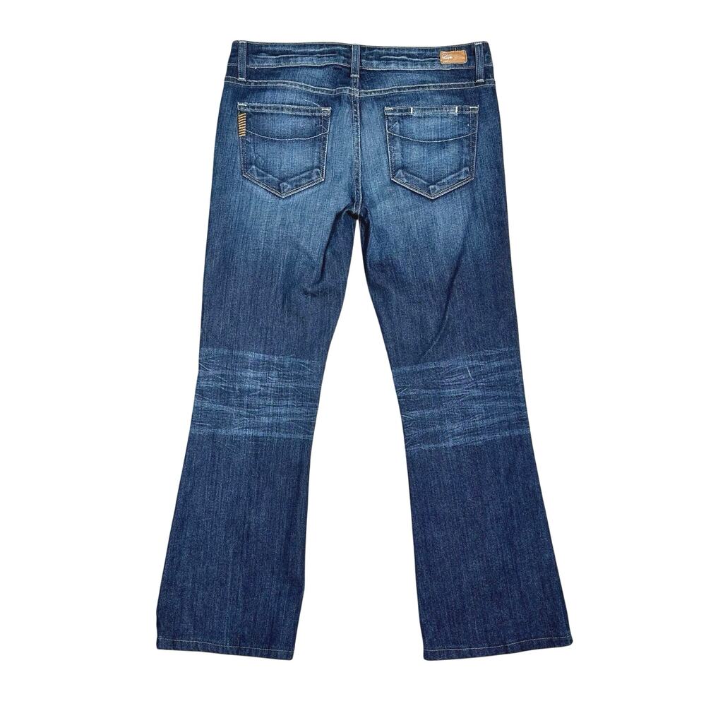 Paige | Women | Laurel Canyon Indigo Mid Rise Kick Flare Denim Jeans | Size 29 - Picture 3 of 13